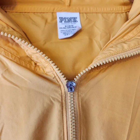 PINK Victoria's Secret Yellow Hooded Jacket - Picture 8 of 8